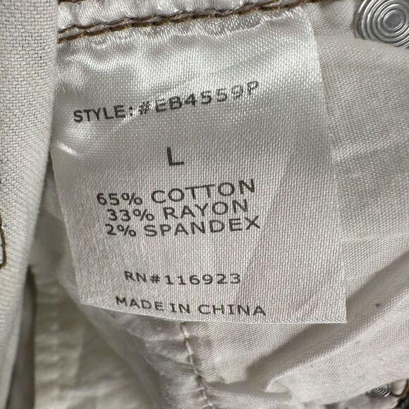 Easel Animal Print Jeans Brown Skinny Distressed Stretchy Denim Size L Cheetah - Picture 8 of 8